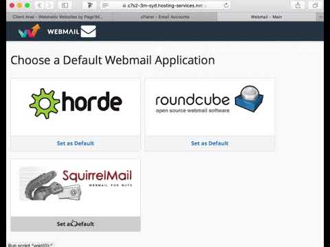 Finding Webmail via cPanel Client Area