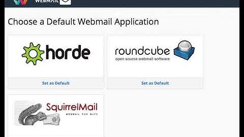 Finding Webmail via cPanel Client Area