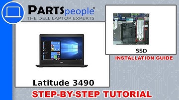 Dell Latitude 3490 (P89G001) SSD How-To Video Tutorial