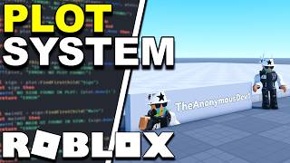 How To Make A PLOT SYSTEM - Roblox Studio