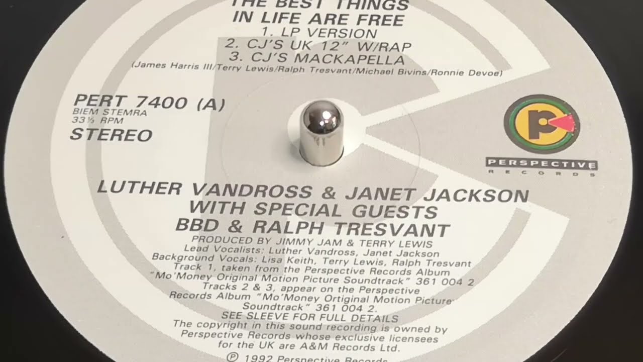 Luther Vandross & Janet Jackson - The Best Things In Life Are Free
