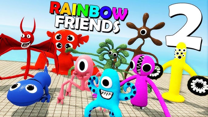 Rainbow Friends Roblox Green chasing Player by ChillinwChels on