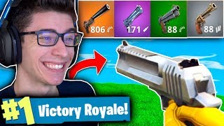 MITEI! VENCI USANDO SOMENTE PISTOLA! Fortnite: Battle Royale