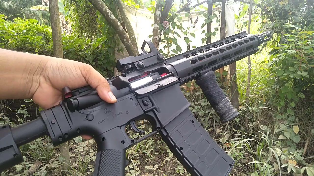 AR-15 predator conversi AEG gearbox j8 full auto.