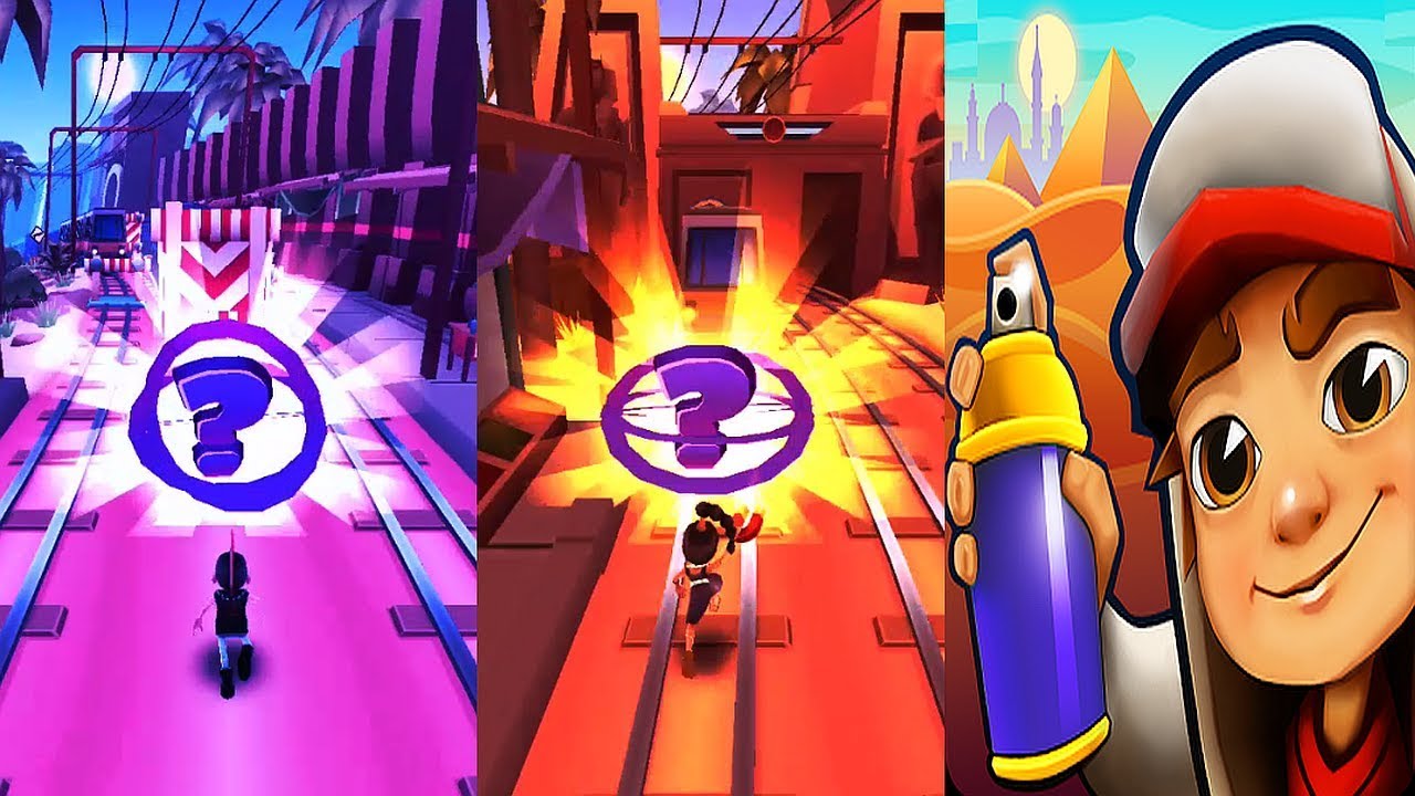 SUBWAY SURFERS CAIRO: MYSTERY MONDAY (SPIKE (C1) and JASMINE ANKH OUTFIT (C2))