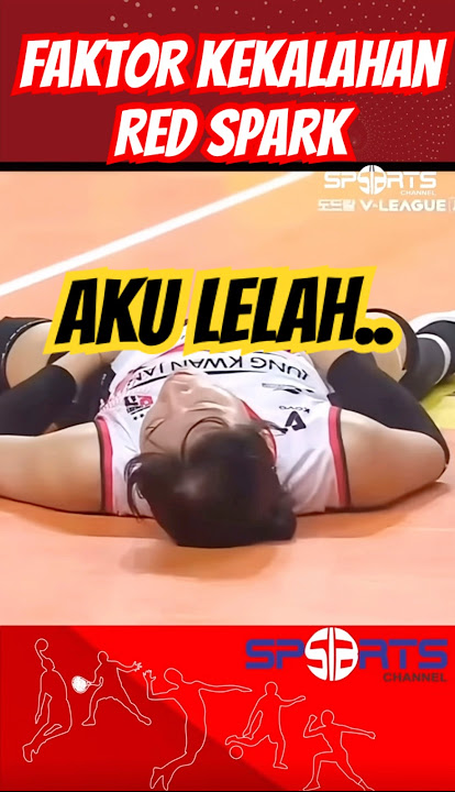 KELELAHAN | Jadi Faktor kekalahan red spark di final. #redsparks #pinkspiders #megaredsparks #volley