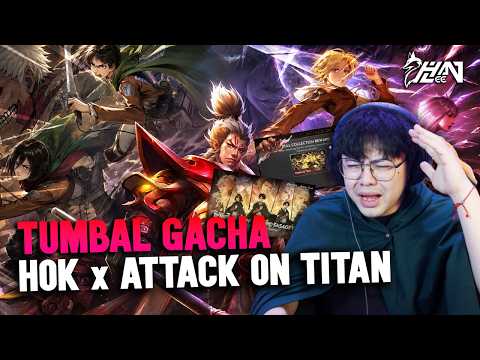 TUMBAL GACHA HONOR OF KINGS x ATTACK ON TITAN! AMBIL SEMUA NYA DEMI BACKGROUND PROFILE AOT 🥲