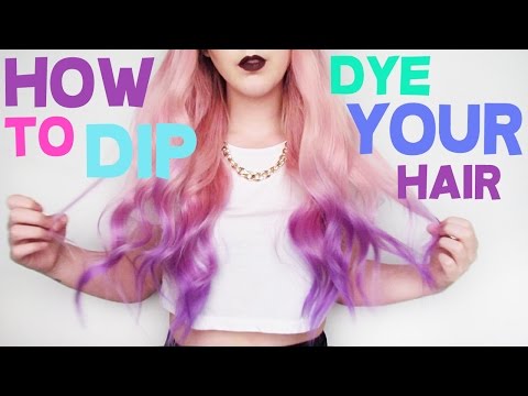 How To: Dip Dye Your Hair!! | by tashaleelyn