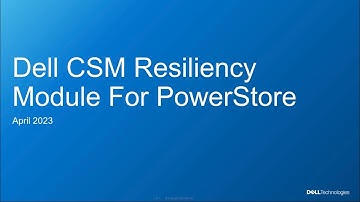 Dell Container Storage Modules 1.6  - PowerStore Resiliency