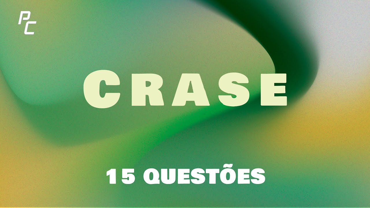 CRASE 15 QUESTÕES