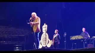 Jim Kerr introduces Simple Minds and says hello at O2 Mar 2024