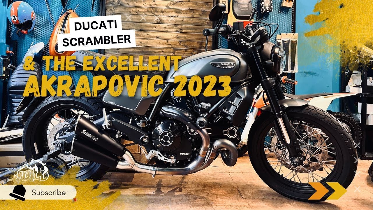 Akrapovic Slip-On Line Auspuff für Ducati Scrambler Urban Motard /  Nightshift / Icon / Icon Dark / Desert Sled 2021