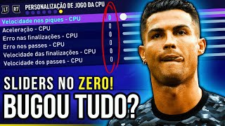 TODOS os SLIDERS do FIFA no ZERO O que acontece ? │ FIFA 21 Experimentos