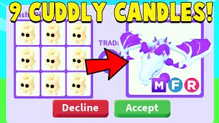 Trading 9 NEW CUDDLY CANDLE in Adopt Me!