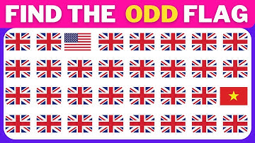 Find the ODD One Out - Country Edition 🇮🇳🇺🇸🌍 | Ultimate Flag Quiz