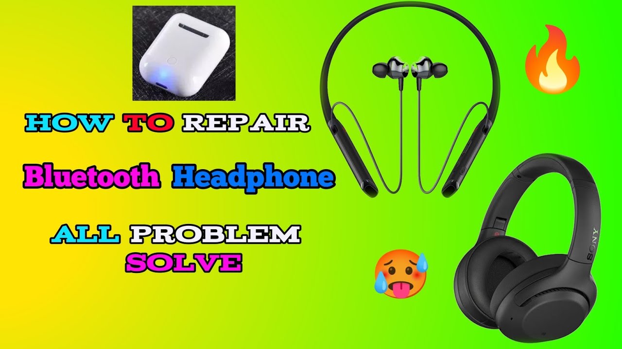 Headphones || How To Repair Bluetooth Headphone - YouTube