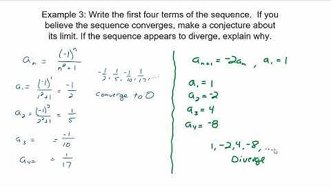 Introduction to Sequence Convergence and Divergence
