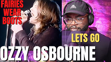 First Time Hearing Ozzy Osbourne Fairies Wear Boots (Reaction!!)