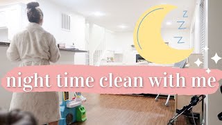 AFTER DARK CLEAN WITH ME 🌙✨| NIGHT TIME CLEANING ROUTINE AFTER THE KIDS GO TO BED! | KAYLA BUELL