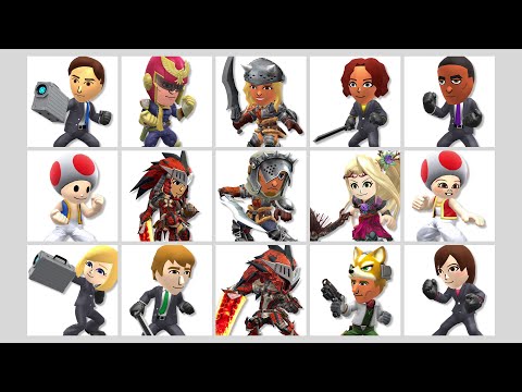 【Smash Bros. for Nintendo 3DS / Wii U】Mii Fighters Suit Up for Wave Four