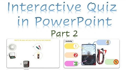 Paano Gumawa ng Interactive Quiz/Game sa PowerPoint Part 2