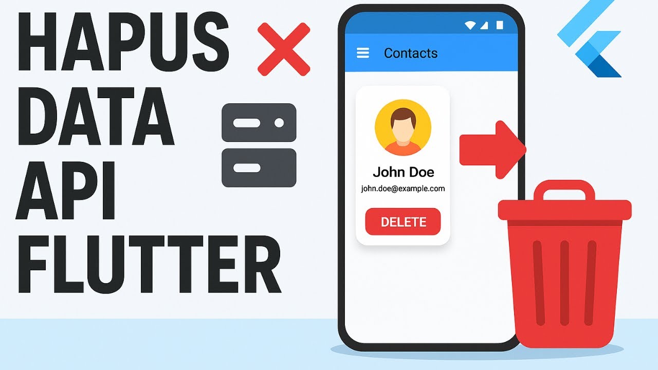 Hapus Data dari API di Flutter | DELETE Request http - YouTube
