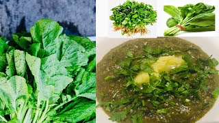 How to make saag at home || cooking with aromas