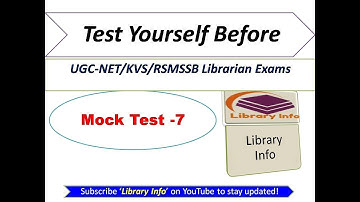 Mock Test 7: Test Yourself Before UGC-NET/SLET/KVS/RSMSSB Exams