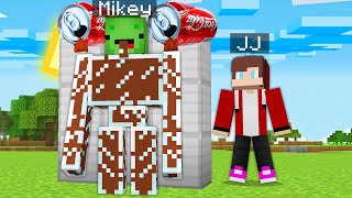 Why JJ Turned Mikey into This BIGGEST COCA-COLA GOLEM MIKEY in Minecraft ? ( Maizen )