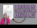 Kemensos Larang 6 Kategori Terima Bansos 🚫