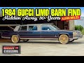 1984 GUCCI LIMO BARN FIND | HIDDEN AWAY 30+ YEARS | EXPENSIVE RAREST CAR BARN FINDS :