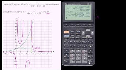 10   Non linear systems of equations   02   Estimating a solution to nonlinear system with calculato