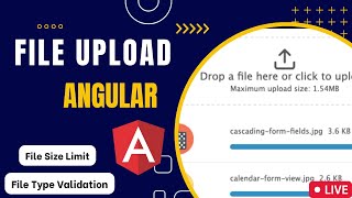How To Upload File In Angular Hindi | Type & File Size Validation | angular tutorial for beginners