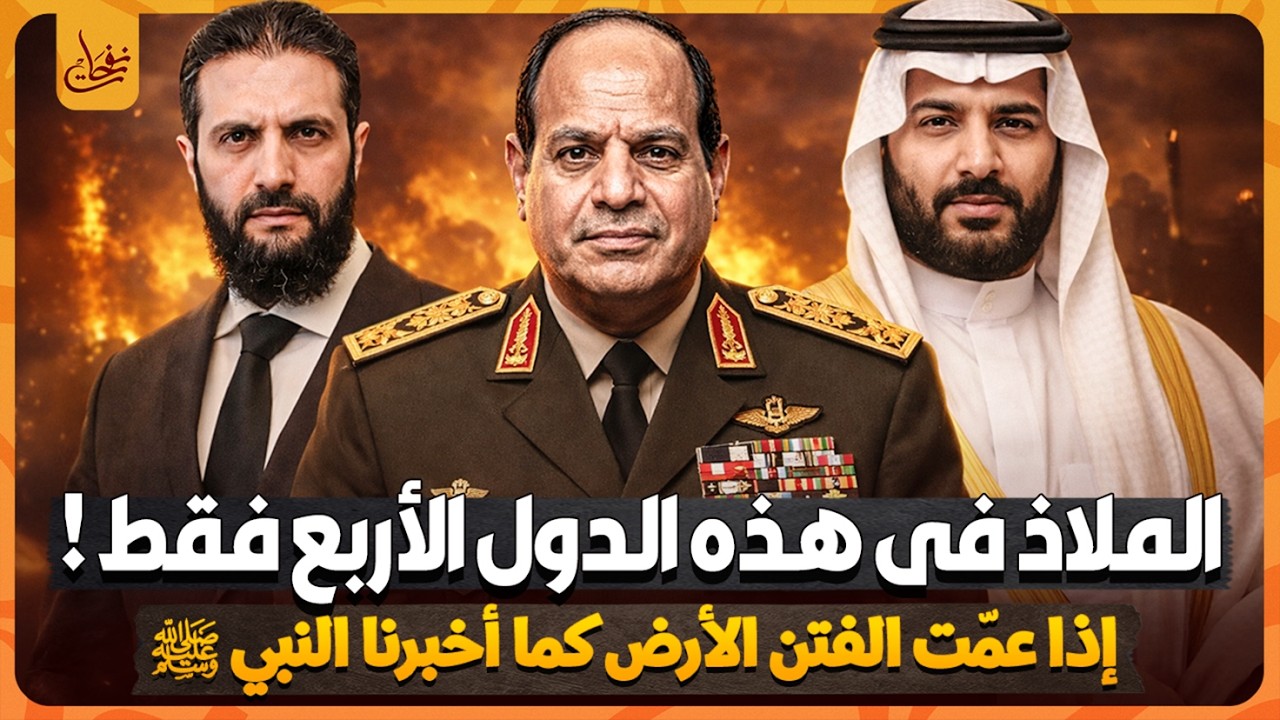 إذا عمّت الفتن الأرض لماذا يكون الأمان في هذه الدول الأربعة؟ وهل سوريا وبلاد العرب منها؟ ولماذا؟