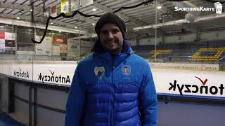 Michal Fikrt po meczu JKH GKS Jastrzębie - Re-Plast Unia Oświęcim 4-0