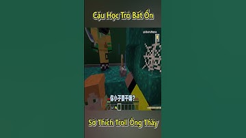Anh Đen Xì Xì Sở Thích Troll Thầy Giáo Mỗi Ngày 🤣- Tập 13 #shorts #minecraft