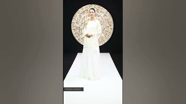 Zaeem Jamal Mayan White Pashmina