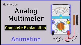 cara menggunakan multimeter analog | tutorial multimeter analog | Periksa volt AC dengan multimeter analog