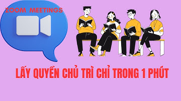Cách lấy quyền chủ trì zoom meeting  qua mã chủ trì host key #zoommeeting #zoom