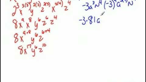 Algebra multiplying monomials