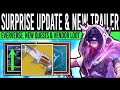 Destiny 2: SURPRISE PATCH CHANGES &amp; EVERVERSE LOOT! Daily BUFF, New TRAILER, Vendors, More (7th May)