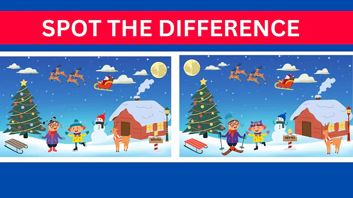 🎅 Christmas 🎄 Find the Differences | Christmas Picture Puzzle Game