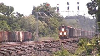 FAST CSX Q635 hits 65mph in Painesville Ohio!!