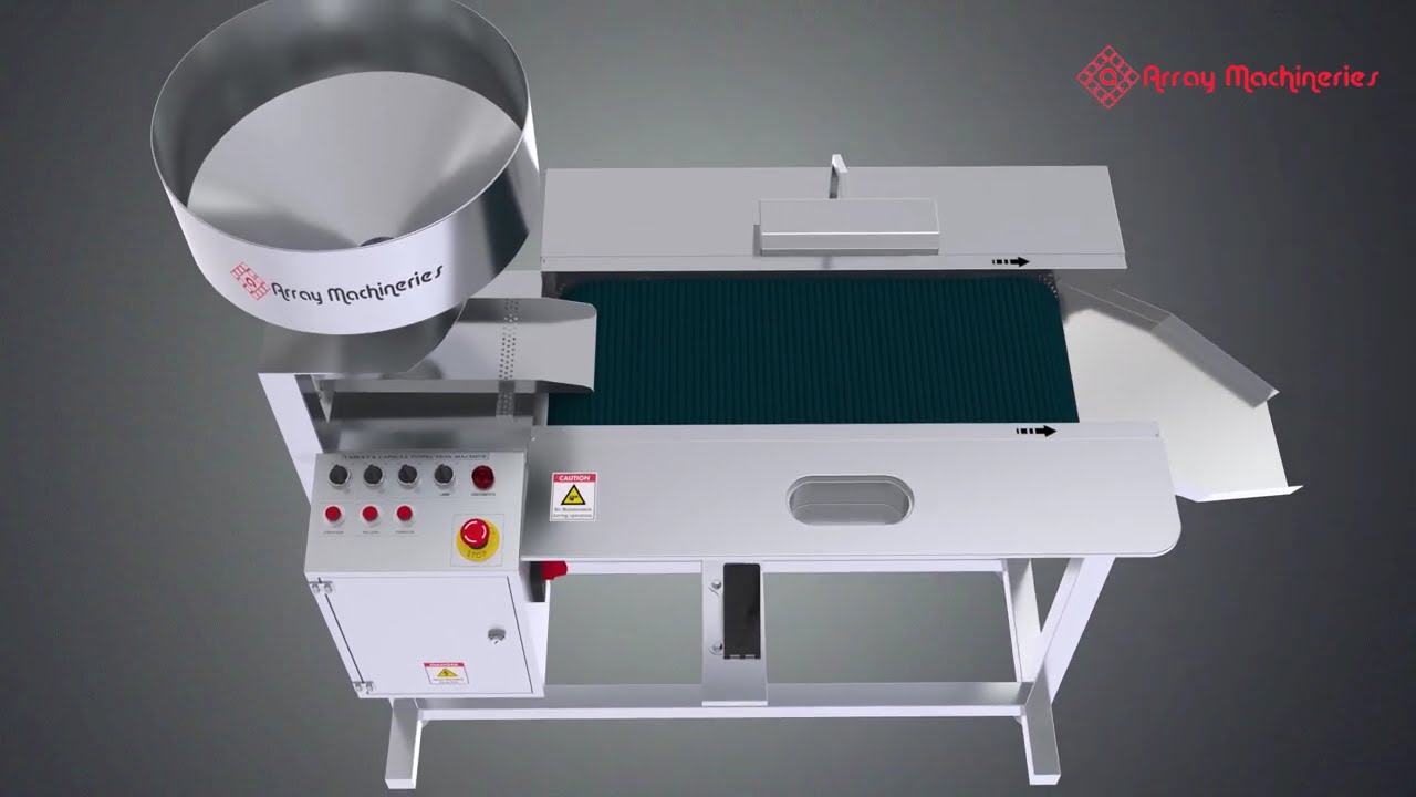 Tablet and Capsule Inspection Machine – 3D animation by Prolific 3D Tech