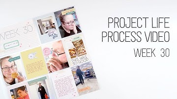 Project Life 2021 Process Video // Week 30 // Citrus Twist