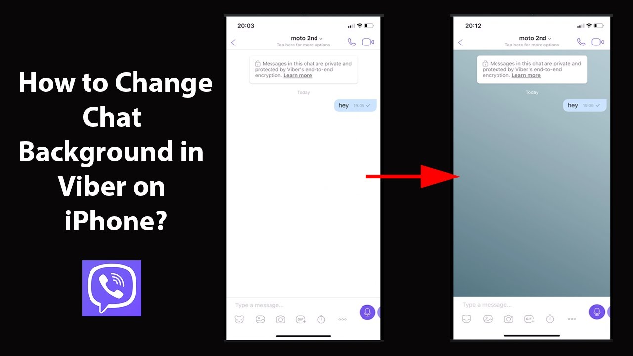 How to Change Chat Background in Viber on iPhone? - YouTube