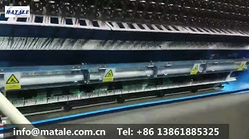 China 1/6+1/6 Needle Gauge Jacquard Carpet Tufting Machine