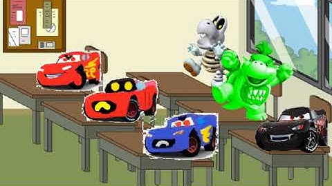 4 Lightning Mcqueen Troublemakers Cuss in Class/Grounded