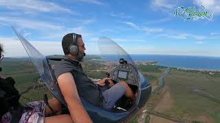 Полёт на гироплане над окрестностями Primorsko, Gyroplane flight