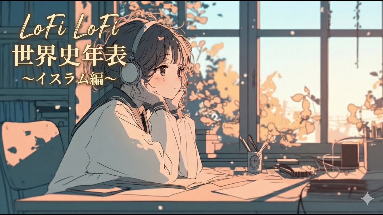 【世界史 Lo-Fi】リズムで覚えるイスラム史年表 🌙 砂漠と王朝の興亡を聴く |  [Study History]